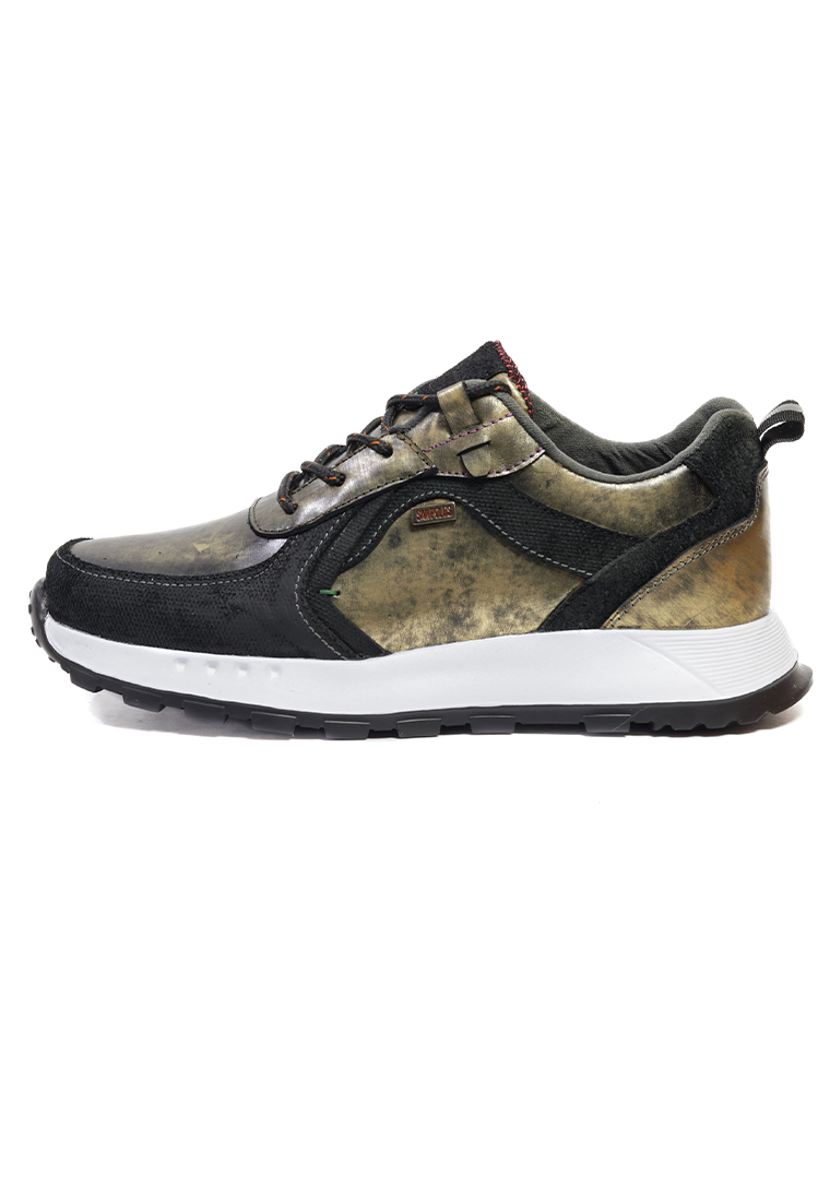 SNEAKERS SAN POLOS MUJER 3903 ORO NEGRO - Imagen 2