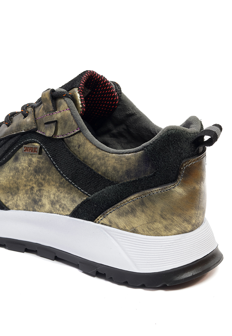 SNEAKERS SAN POLOS MUJER 3903 ORO NEGRO - Imagen 5