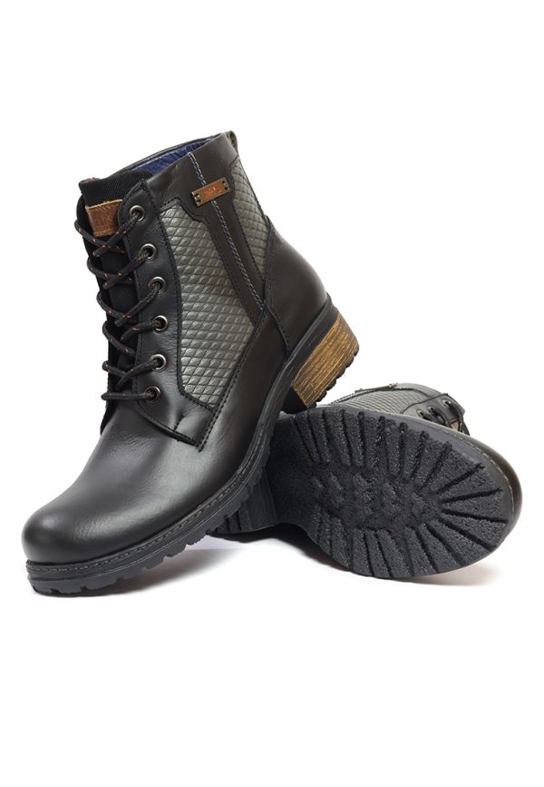 BOTAS SAN POLOS CASUAL MUJER EK301 NEGRO - Imagen 5
