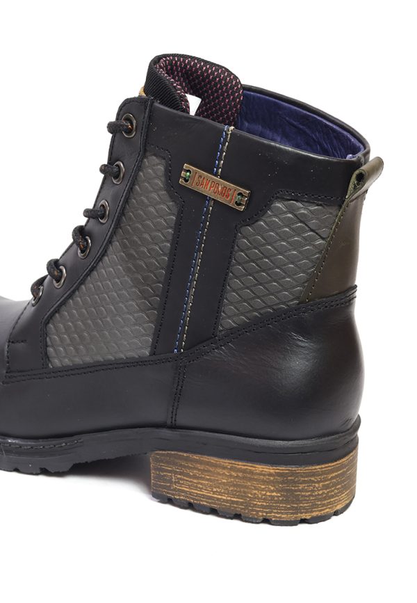 BOTAS SAN POLOS CASUAL MUJER EK301 NEGRO - Imagen 6