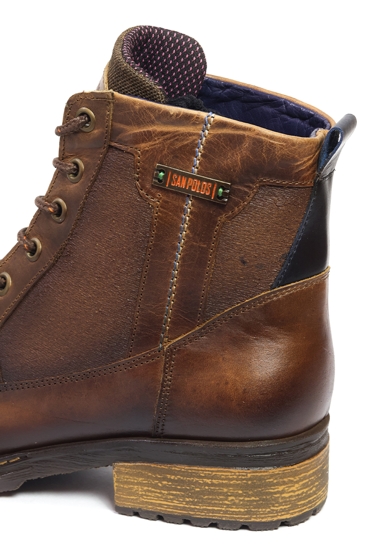 BOTAS SAN POLOS CASUAL MUJER EK301 HAMPTON MIEL - Imagen 5