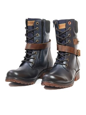 BOTAS SAN POLOS CASUAL MUJER EK1559 AZUL