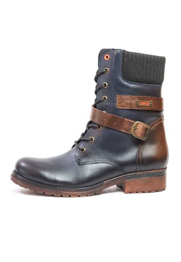 BOTAS SAN POLOS CASUAL MUJER EK1559 AZUL - Imagen 3