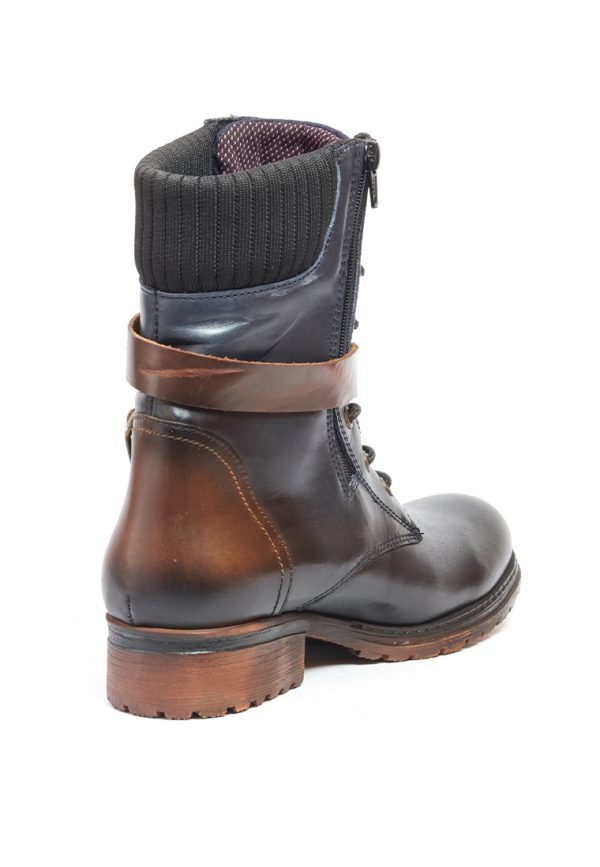 BOTAS SAN POLOS CASUAL MUJER EK1559 AZUL - Imagen 4