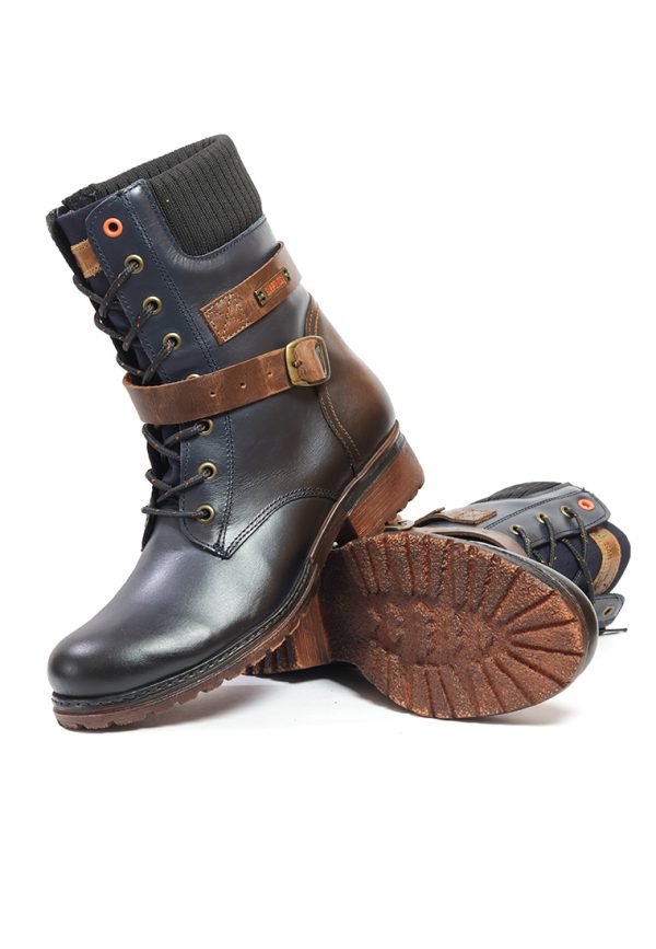 BOTAS SAN POLOS CASUAL MUJER EK1559 AZUL - Imagen 5
