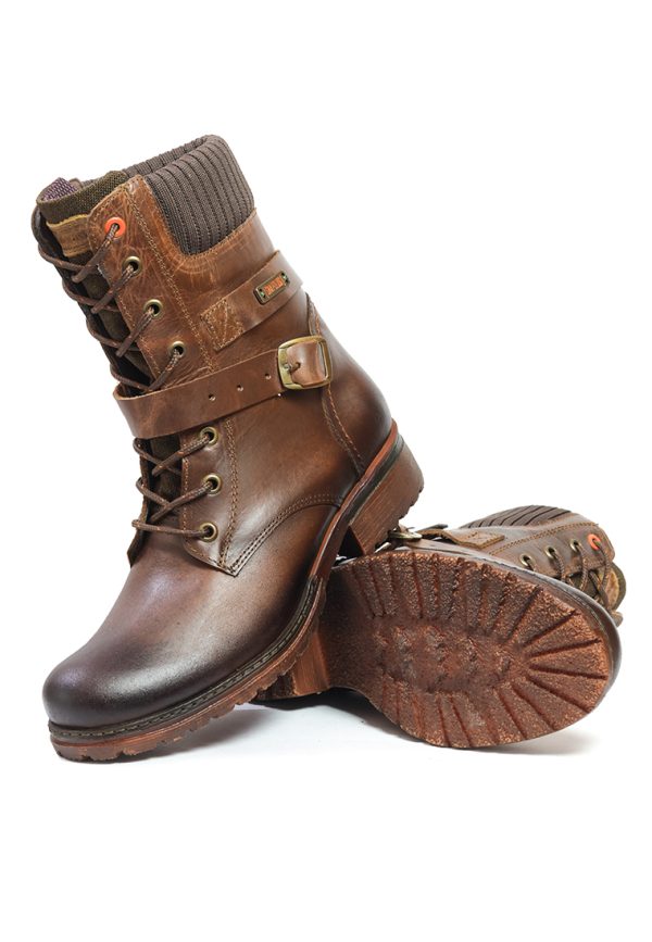 BOTAS SAN POLOS CASUAL MUJER EK1559 MIEL - Imagen 5