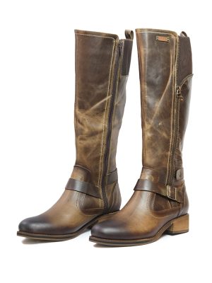 BOTAS SAN POLOS CASUAL MUJER EK2358 PARDO