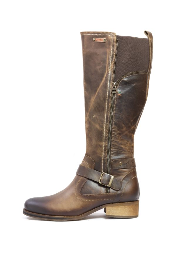 BOTAS SAN POLOS CASUAL MUJER EK2358 PARDO - Imagen 3