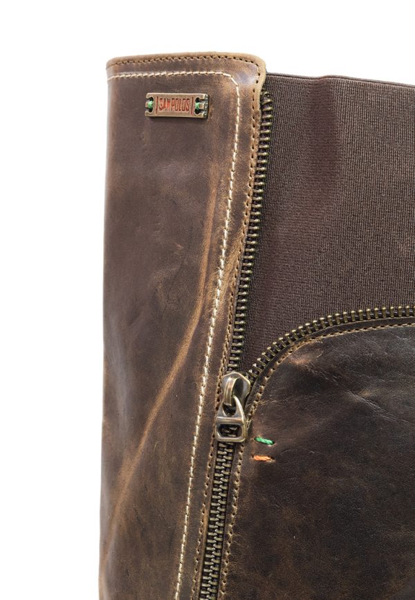 BOTAS SAN POLOS CASUAL MUJER EK2358 PARDO - Imagen 6