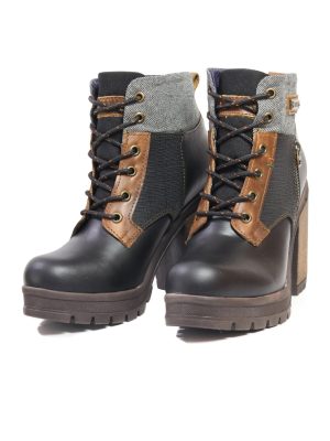 BOTAS SAN POLOS CASUAL MUJER EK8935 NEGRO