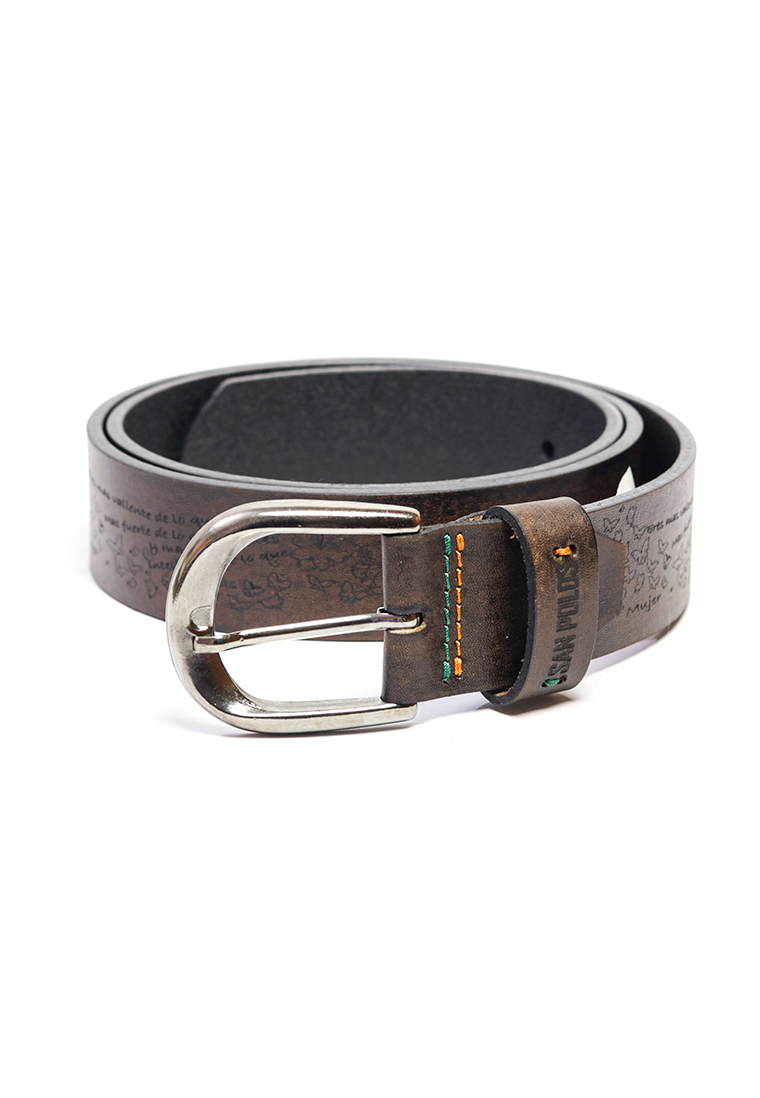 Cinturón de Cuero para Mujer San Polos RMGM02 - Café