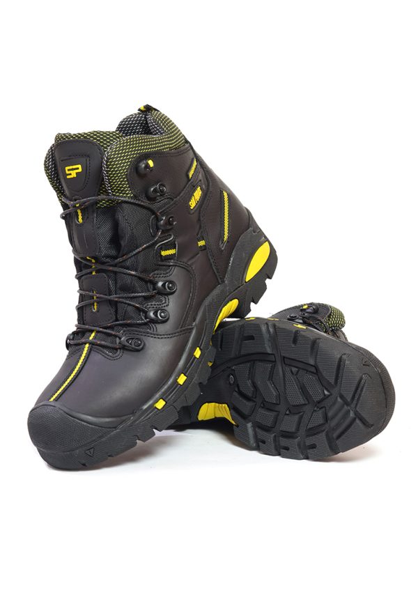 BOTAS SAN POLOS INDUSTRIAL HOMBRE 2838 NEGRO AMARILLO - Imagen 5