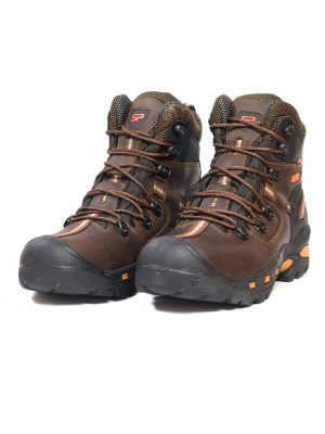 BOTAS SAN POLOS INDUSTRIAL HOMBRE 2838 CAFÉ NARANJA