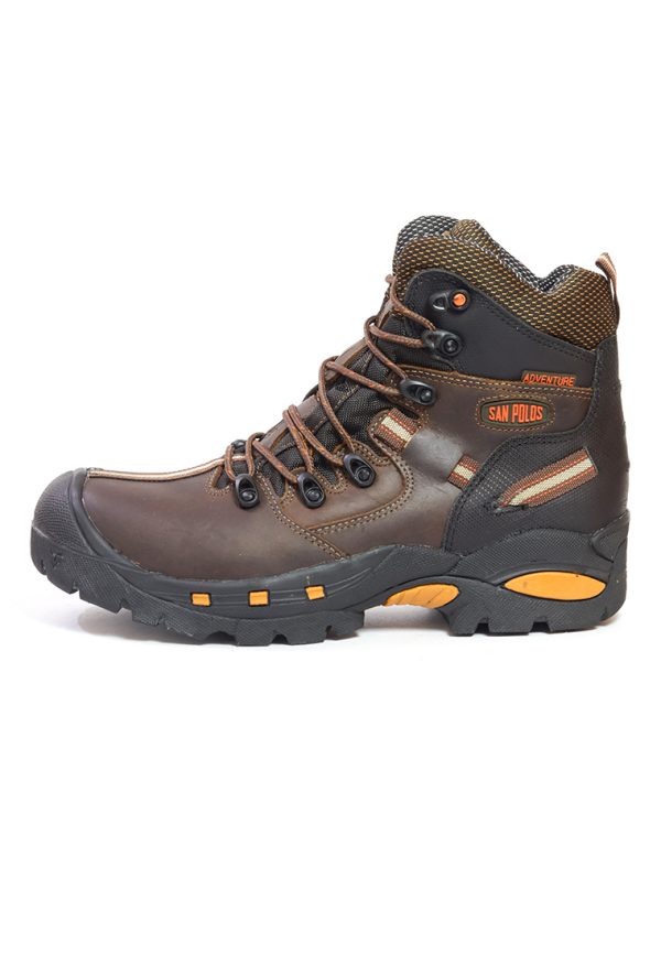 BOTAS SAN POLOS INDUSTRIAL HOMBRE 2838 CAFÉ NARANJA - Imagen 3