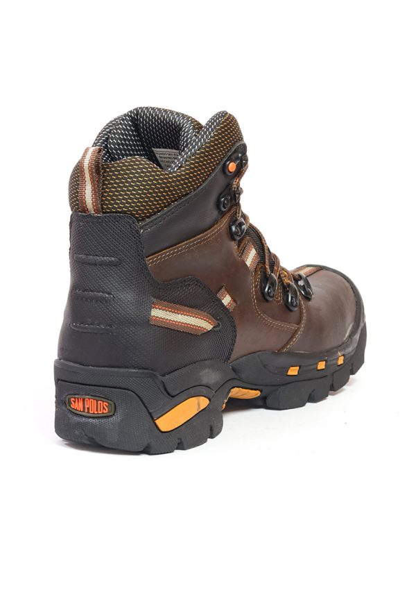 BOTAS SAN POLOS INDUSTRIAL HOMBRE 2838 CAFÉ NARANJA - Imagen 4