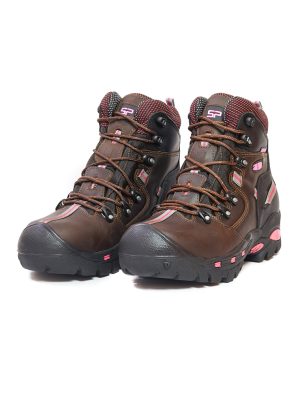 BOTAS SAN POLOS INDUSTRIAL MUJER 2838 CAFÉ FUCSIA