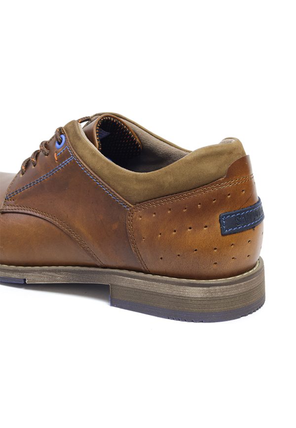 ZAPATOS SAN POLOS CASUAL HOMBRE 3417 MIEL - Imagen 4