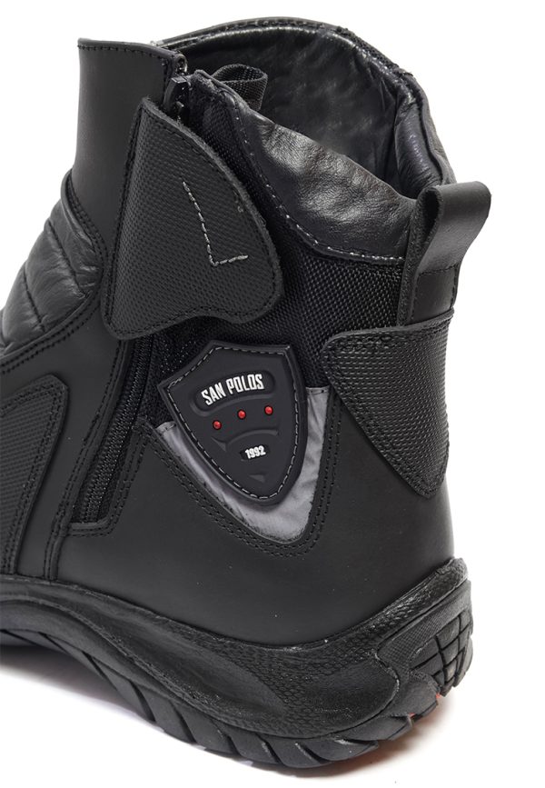 BOTAS SAN POLOS MOTOCICLISMO HOMBRE 3460 PIONER NEGRO - Imagen 4