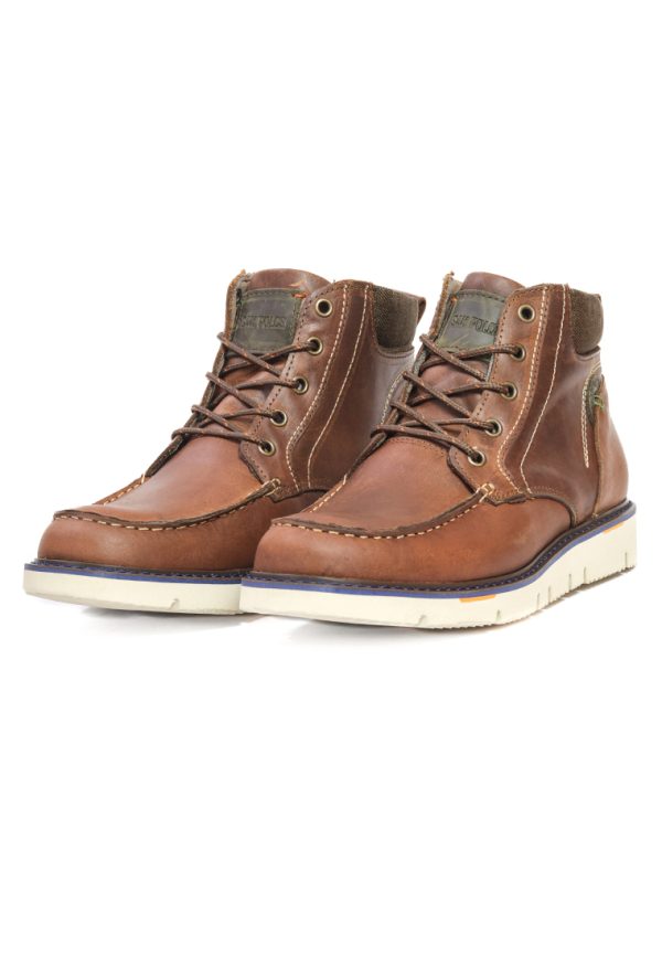 BOTAS SAN POLOS CASUAL HOMBRE 3614 COÑAC