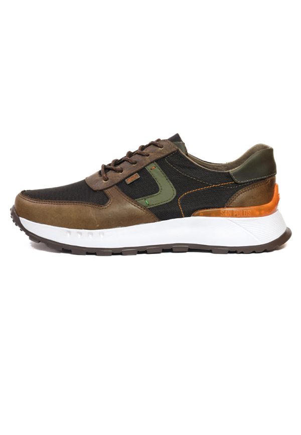 SNEAKERS SAN POLOS HOMBRE 3684 COÑAC - Imagen 3