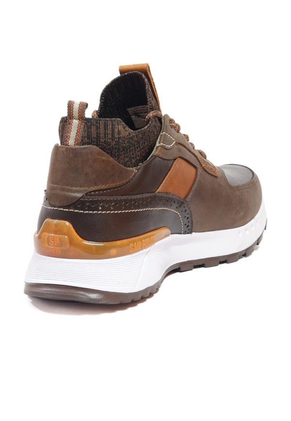 SNEAKERS SAN POLOS HOMBRE 3786 PARDO - Imagen 4