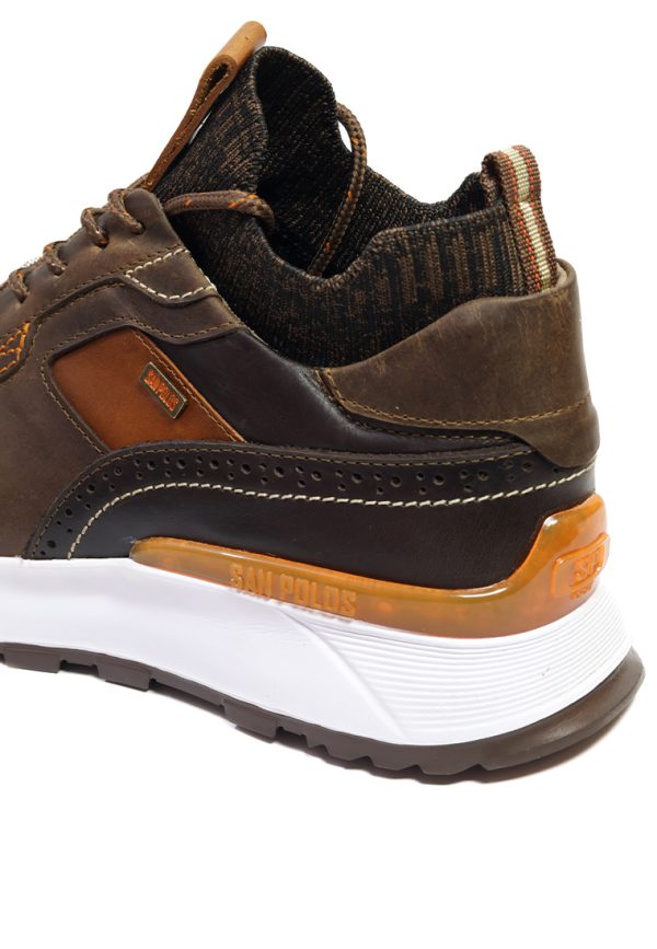 SNEAKERS SAN POLOS HOMBRE 3786 PARDO - Imagen 5