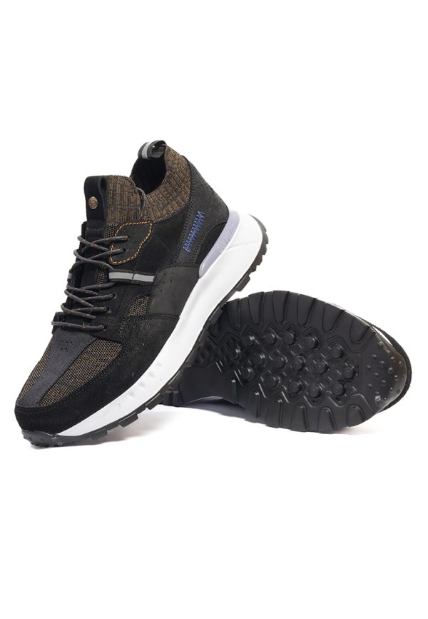 ZAPATO SNEAKER SAN POLOS HOMBRE 3808 NEGRO - Imagen 5