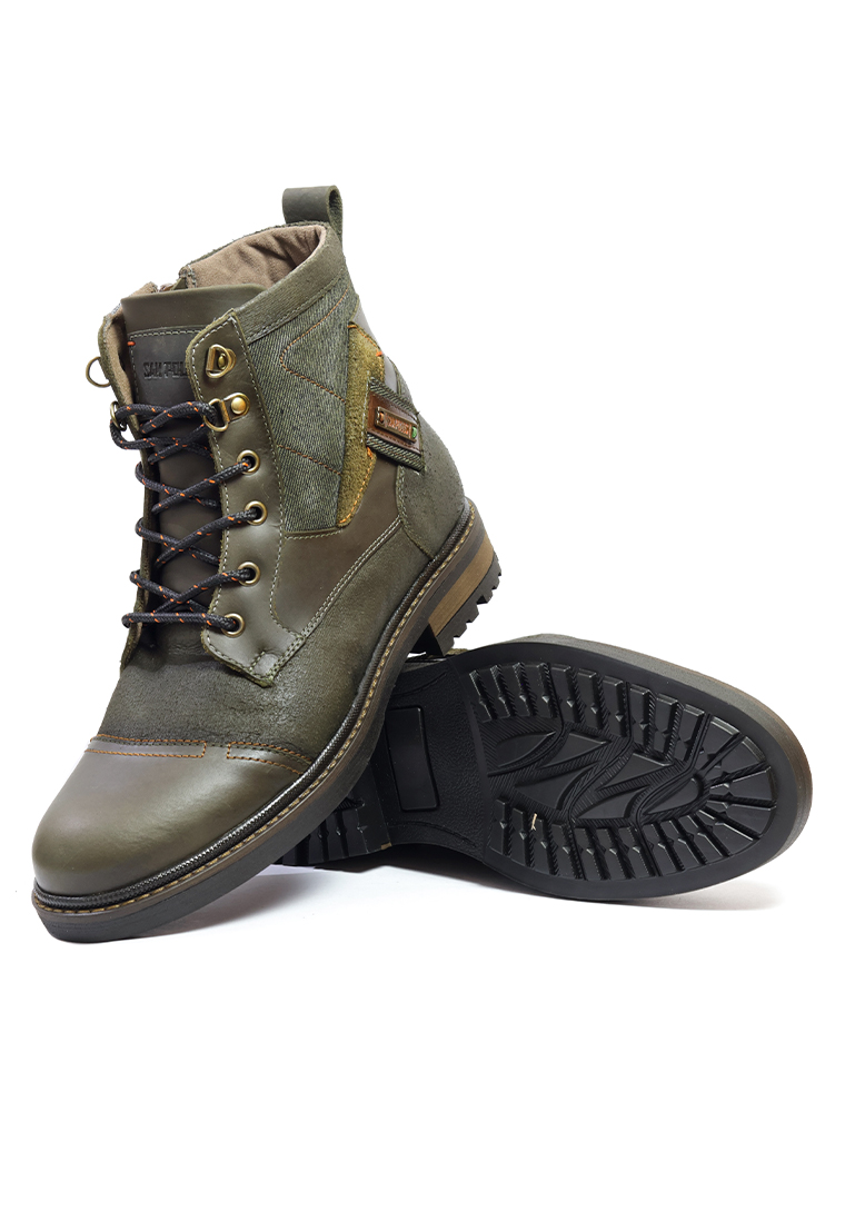 BOTAS SAN POLOS CASUAL HOMBRE 3878 VERDE - Imagen 4