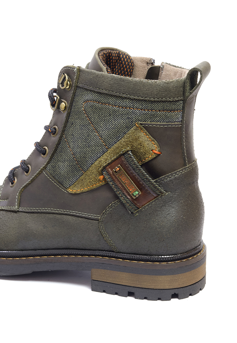 BOTAS SAN POLOS CASUAL HOMBRE 3878 VERDE - Imagen 3