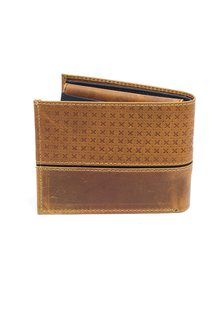 Billetera de Cuero para Hombre San Polos JB030 - Miel y café - Imagen 2