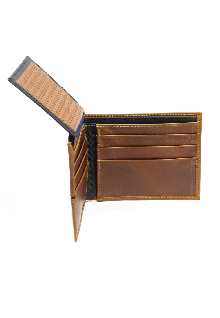 Billetera de Cuero para Hombre San Polos JB030 - Miel y café - Imagen 4