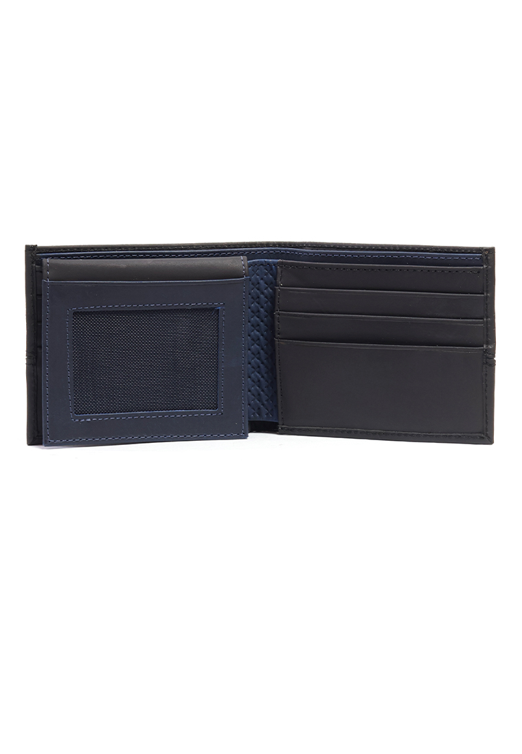 Billetera de Cuero para Hombre San Polos JB030 - Negro y azul - Imagen 3