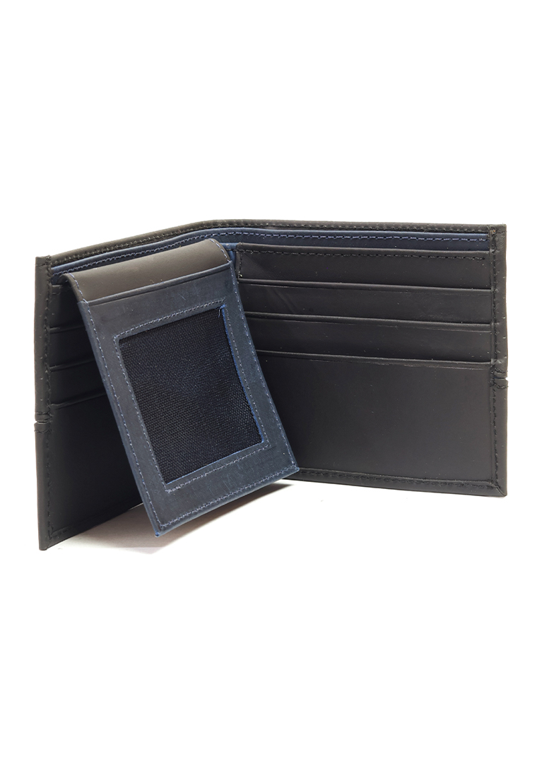 Billetera de Cuero para Hombre San Polos JB030 - Negro y azul - Imagen 4