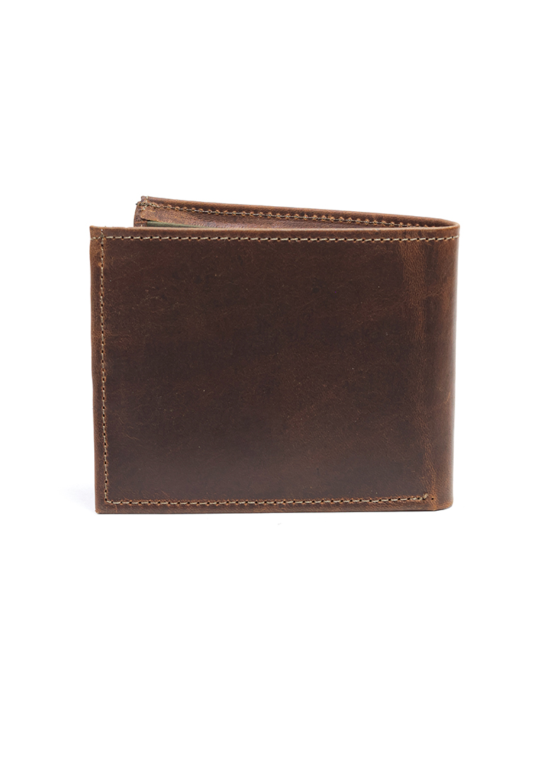 Billetera de Cuero para Hombre San Polos JB040 - Coñac y verde - Imagen 3