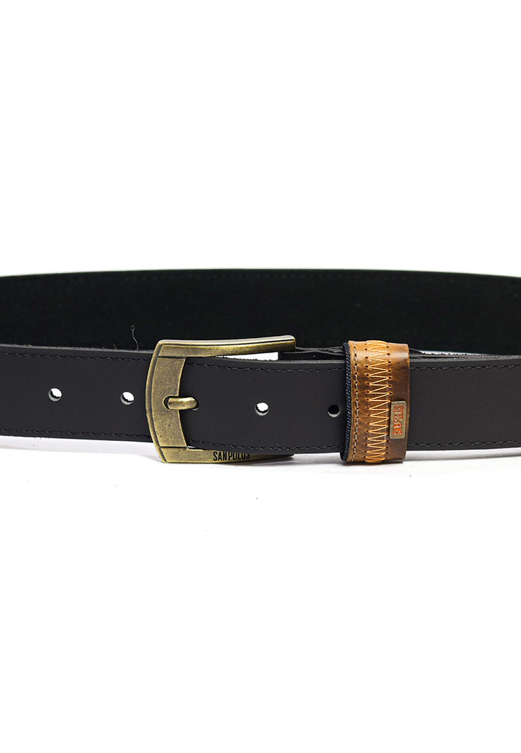 Cinturón de Cuero para Hombre San Polos JB084 - Negro - Imagen 6