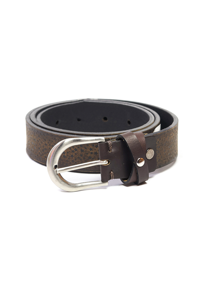 Cinturón de Cuero para Mujer San Polos RMGM01 - Café