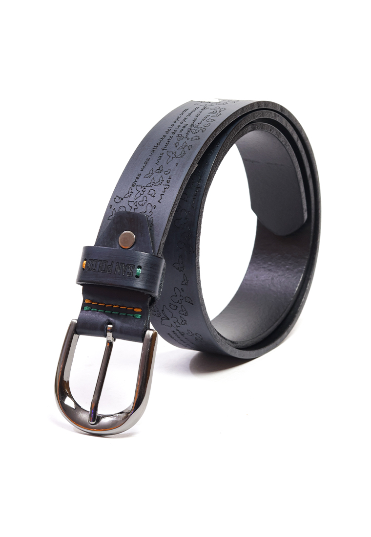 Cinturón de Cuero para Mujer San Polos RMGM02 - Negro y Azul - Imagen 2