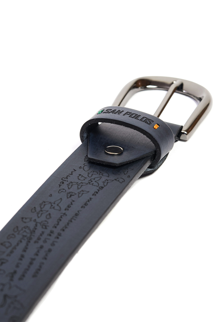 Cinturón de Cuero para Mujer San Polos RMGM02 - Negro y Azul - Imagen 3