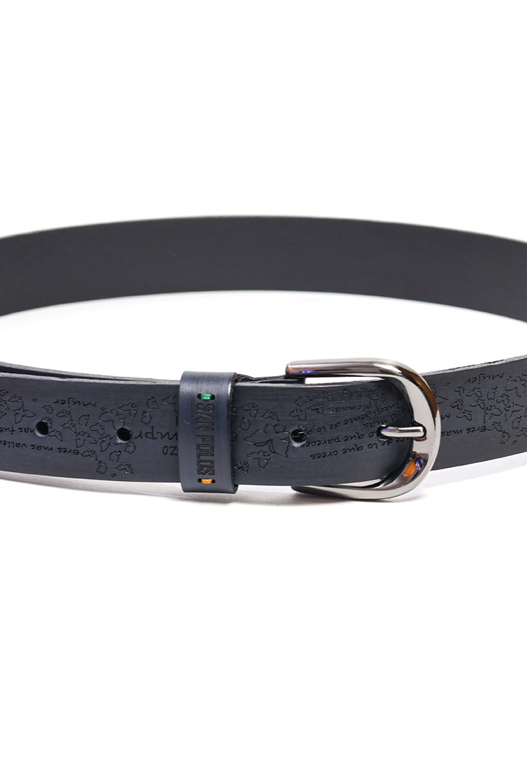 Cinturón de Cuero para Mujer San Polos RMGM02 - Negro y Azul - Imagen 5