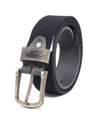 Cinturón de Cuero para Hombre San Polos RA003 - Negro