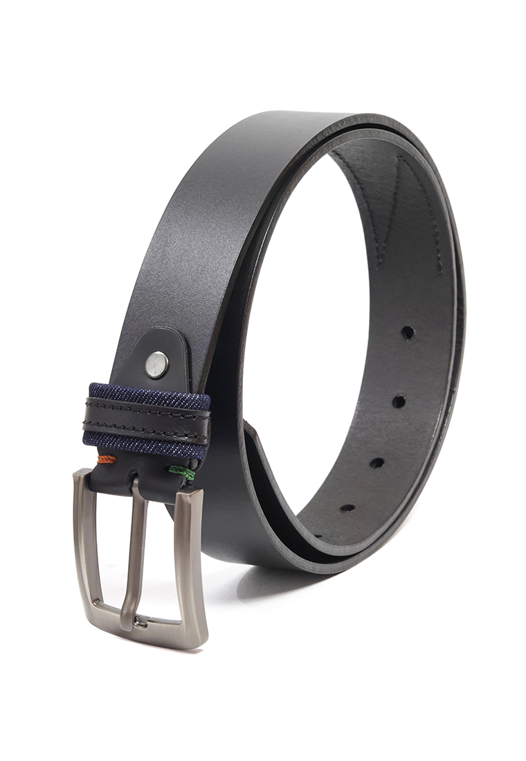 Cinturón de Cuero para Hombre San Polos RMG032 - Negro