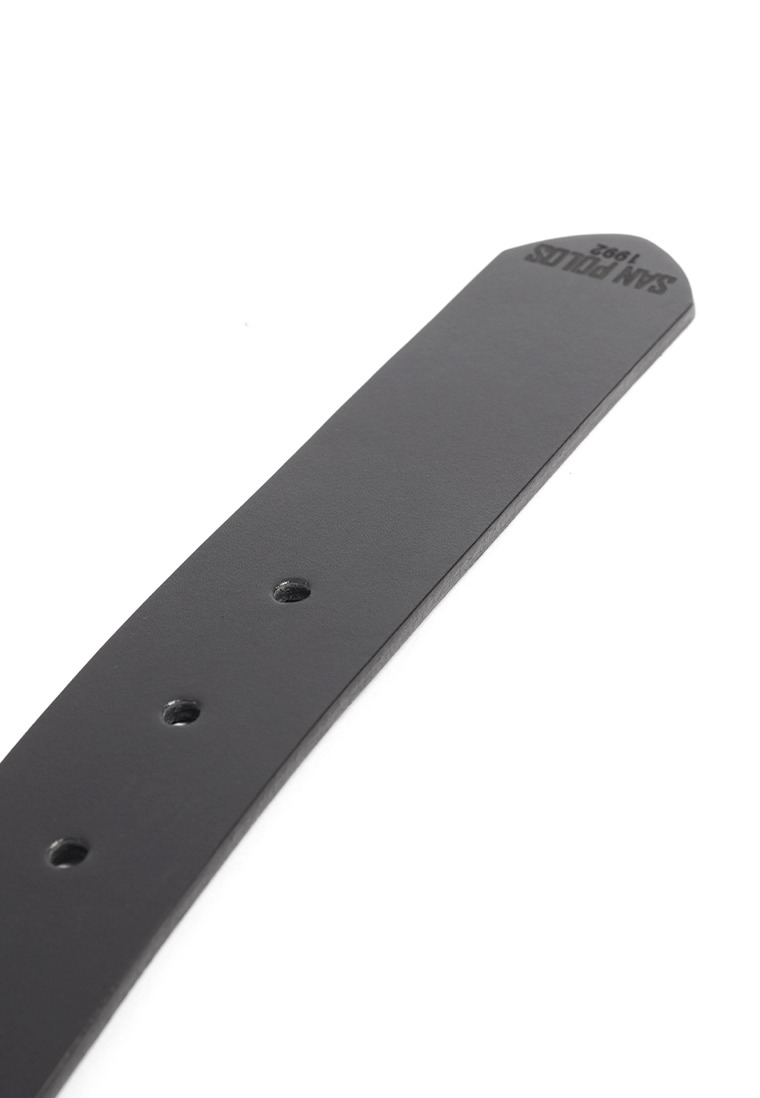 Cinturón de Cuero para Hombre San Polos RMG032 - Negro - Imagen 5