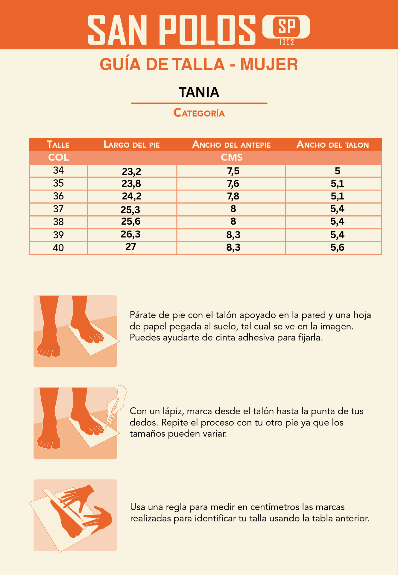 BOTAS SAN POLOS CASUAL MUJER EK301 HAMPTON MIEL - Imagen 6