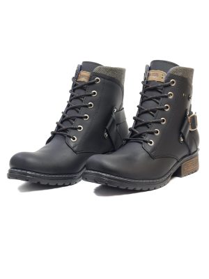 BOTAS SAN POLOS CASUAL MUJER EK501 NEGRO