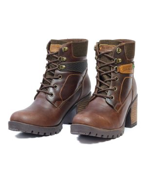 BOTAS SAN POLOS CASUAL MUJER EK585 COÑAC