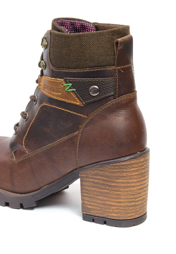 BOTAS SAN POLOS CASUAL MUJER EK585 COÑAC | San Polos Guatemala