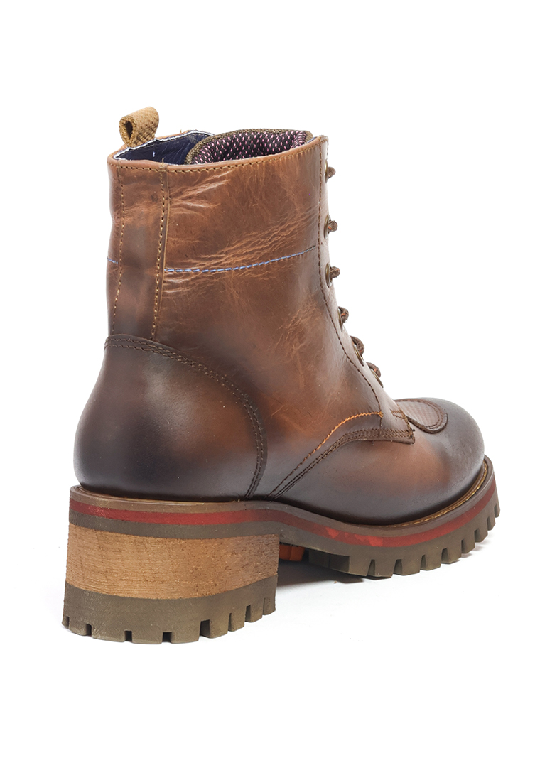 BOTAS SAN POLOS MOTO MUJER EK2101 COÑAC - Imagen 3