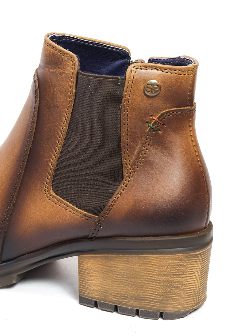 BOTAS SAN POLOS CASUAL MUJER EK3020 MIEL - Imagen 5