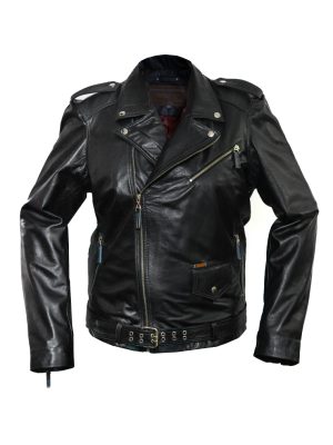 CHAQUETA SAN POLOS CUERO HOMBRE CHAMARRA H