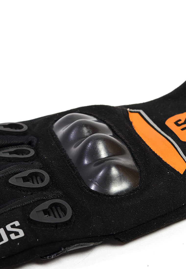GUANTES SAN POLOS GTS-002 NEGRO NARANJA - Imagen 3